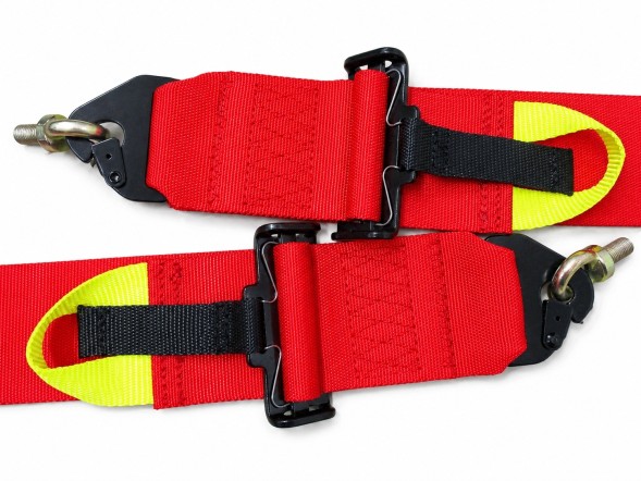 FMIC FP-HARNESS-31-015 Спортивні ремені безпеки FIA 4-точкові 3" дюйми Червоні Fmic Pro