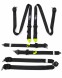 FMIC FP-HARNESS-31-007 Спортивні ремені безпеки з 6 точками кріплення, схвалені FIA, 2 дюйми, чорні, від Fmic Pro
