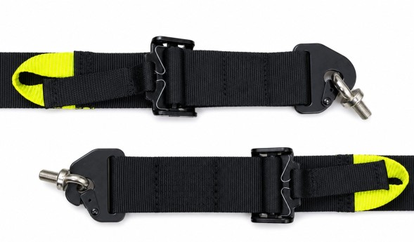 FMIC FP-HARNESS-31-007 Спортивні ремені безпеки з 6 точками кріплення, схвалені FIA, 2 дюйми, чорні, від Fmic Pro