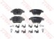 TRW GDB1841 + DF7911 SKODA YETI (5L) Колодки + диски задні TRW SKODA YETI 5L 272 мм