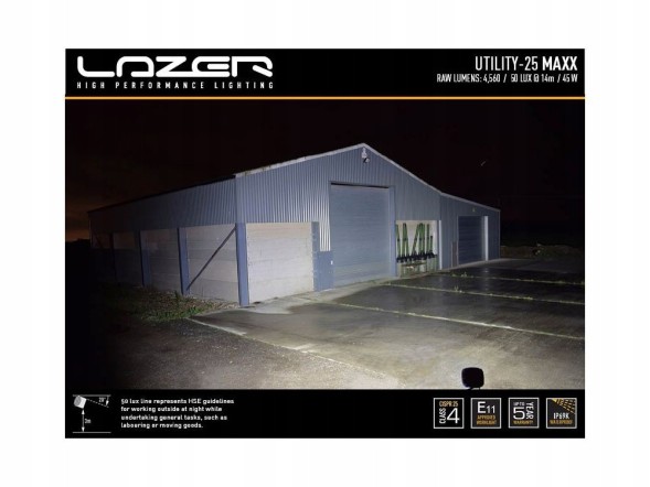 00U25- MAXX-B LAZER Utility 25 MAXX - світлодіодна робоча лампа
