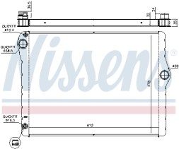 60776 NISSENS Радіатор системи охолодження