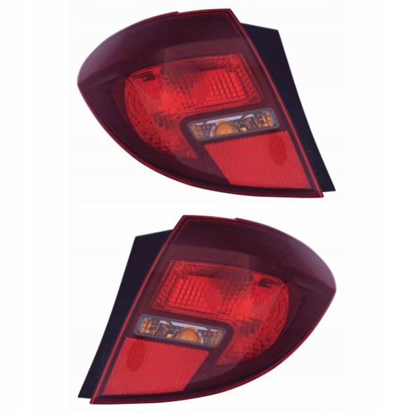 Depo 1222233 13307494 ЗАДНІ ЛІХТАРІ OPEL MERIVA B DEPO SET