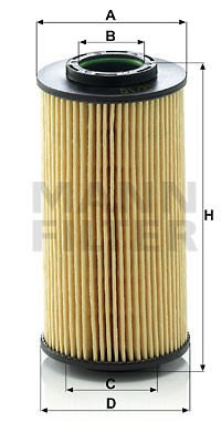 HU 712 10X MANN FILTER Фільтр мастил