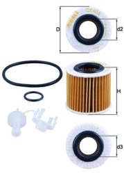 OX416D2 MAHLE ORIGINAL Фільтр оливи