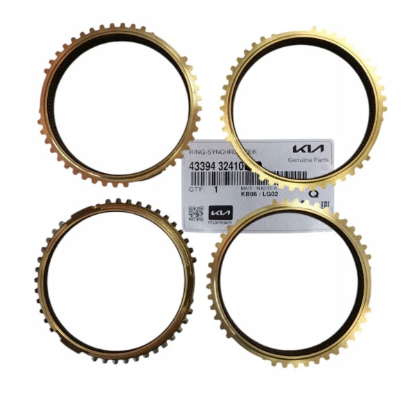 Kia OE 43394-32410 4339432410 OEM 43394-32410, 43394-32420, 43394-32421, 4339432410, 4339432420, 4339432421 hk KIA HYUNDAI 4x СИНХРОНІЗАТОР КОРОБКИ ПЕРЕДАЧ 3/4/5/6 4339432410 OE