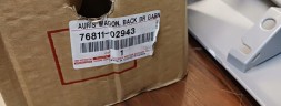 Toyota OE A76811-02943 Планка Бленда Клапті Задня TOYOTA AURIS 10/2012-10/2018 Оригінал
