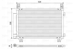 Valeo 814449 Конденсатор, кондиціонер valeo 814449