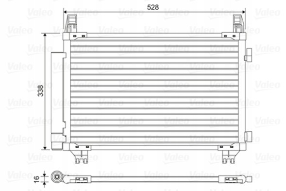 Valeo 814449 Конденсатор, кондиціонер valeo 814449