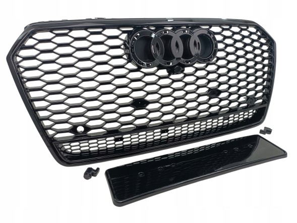PA 4G8853651J PLASTER MIODU Q РЕШІТКА РАДІАТОРА AUDI A7 RS7 S-LINE S7 I 4G8 LIFT 2014-2018, СТІЛЬНИКОВИЙ ДИЗАЙН