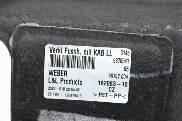 BMW OE 9870541 51459870541 ВОДІЙСЬКА НИЖНЯ КРИШКА КОНСОЛЬ ПІДНОЖКИ БОРКИ BMW G60 G90 G99 G70