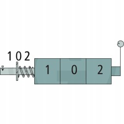 CHINA 86502012 Blb х-70 - 100-2 блокування 2