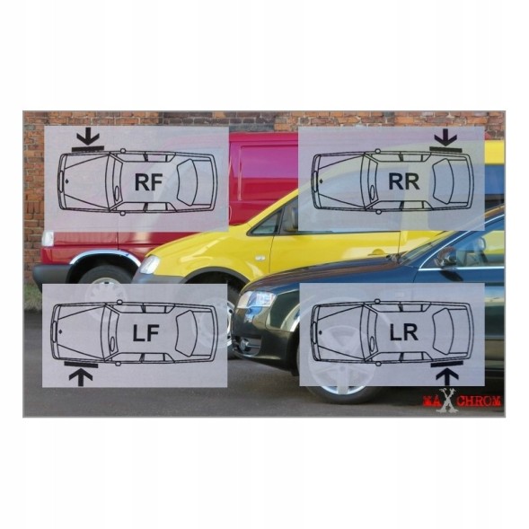 Maxchrom 2332 НАКЛАДКИ НА КРИЛА АРОК LEXUS GS 300 97-05 ХРОМ