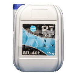 QT5634010 QT OIL Антифриз QT MEG EXTRA 40 G11 синій 10кг