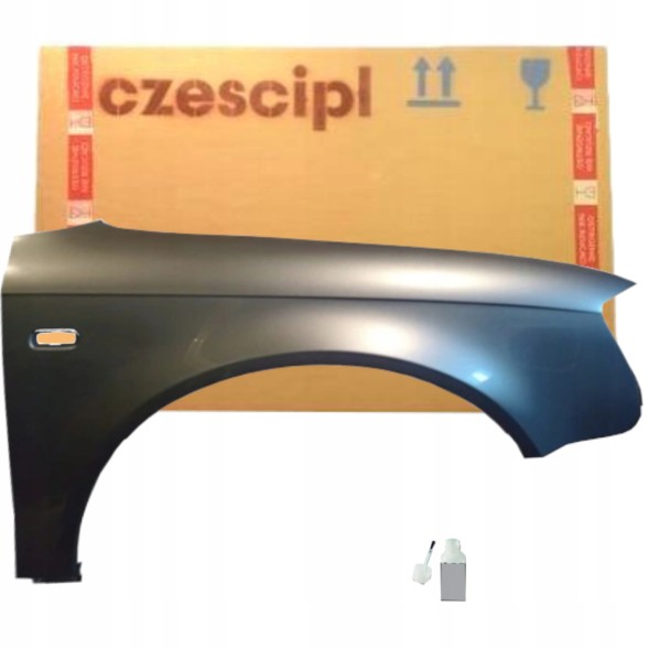 Китай 133502 Audi A4 B7 kolor LY7G 04-08 prawy + lakier zapr Quartz Grey Metalli Крило Audi A4 B7 колір LY7G 04-08 праве + лак zapr Quartz Grey Metalli