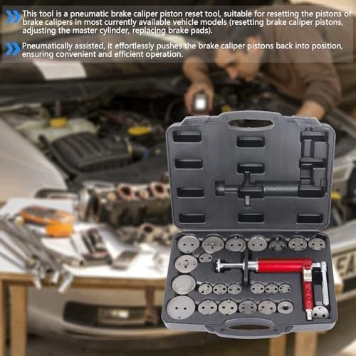 AD BRAKE B0G92369NX НАБІР ПНЕВМАТИЧНИХ ІНСТРУМЕНТІВ ДЛЯ ГАЛЬМ 24 ПРЕДМЕТИ ДЛЯ СКИДАННЯ ПОРШНІВ для дому