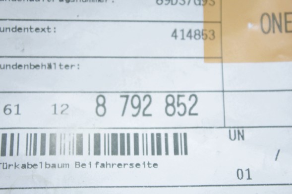 BMW OE 8792852 61128792852 ДЖГУТ ПРОВОДКИ ДВЕРЕЙ ПРАВИЙ ПЕРЕДНІЙ BMW G01 X3 G02 X4 F97 X3M F98 X4M