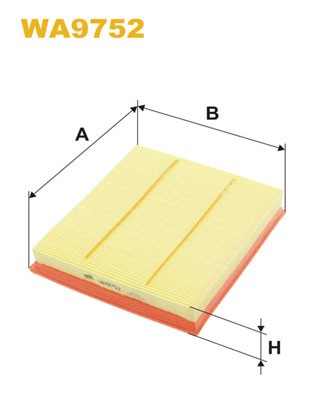 WA9752 WIX FILTERS Фільтр повітряний