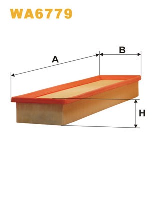 WA6779 WIX FILTERS Фільтр повітряний