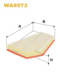 WA9573 WIX FILTERS Фільтр повітряний