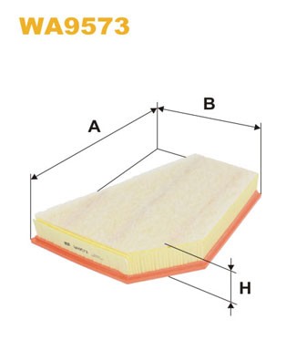 WA9573 WIX FILTERS Фільтр повітряний