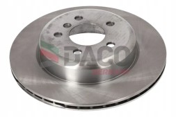 DACO 600352 2× DACO ГАЛЬМУВАЛЬНИЙ ДИСК BMW 5 F10 10 - ЗАД + DACO Набір гальмівних колодок ЗАД