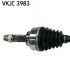 SKF VKJC 3983 Півось citroen c5 le 1.8/2.0/1.6hdi 08- 670mm 28z/24z