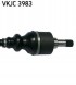 SKF VKJC 3983 Півось citroen c5 le 1.8/2.0/1.6hdi 08- 670mm 28z/24z