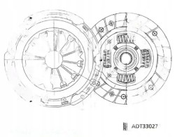 Blue Print ADT330270 Комплект зчеплення adt330270 blue print subaru toyota