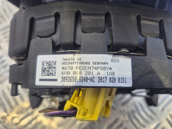 Skoda OE markus-6V0880201A Подушка безпеки водія 6V0880201A Skoda Fabia III