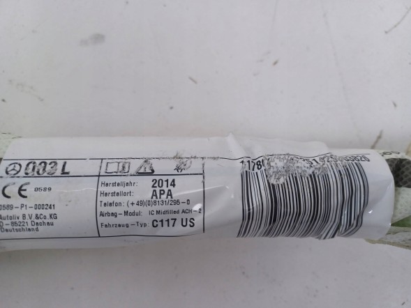 Mercedes-Benz OE A1178600102-MERC MERCEDES CLA W117 117 ЛІВА ШТОРА БЕЗПЕКИ AIRBAG 1178600102