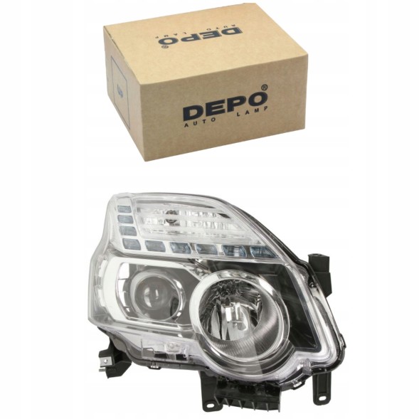 Abakus 215-11F1R-LDEM7 Лампа фари права для nissan x-trail ii t31 2007-2018