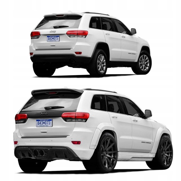 Китай SP2495 Спойлер Покрівельний лот Jeep Grand Cherokee Чорний Блиск (2014–2020)