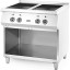 Китай WEW-SC-HP-1015867 Електрична індукційна плита Hendi 4-конфоркова 400V 17000W для гастрономії