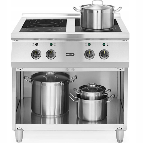 Китай WEW-SC-HP-1015867 Електрична індукційна плита Hendi 4-конфоркова 400V 17000W для гастрономії