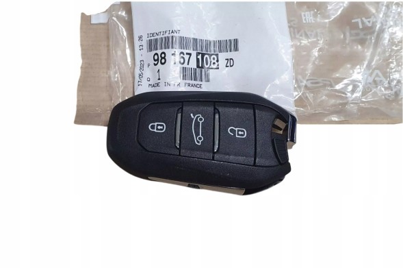 Peugeot OE Ключ 98167108ZD Citroen C4 Cactus Оригінал Новий