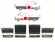 Китай 506240DOPELDR MB Sprinter 95 - 06 Допель / Подвійна Кабіна Пороги Коритця Ремонтні Вставки Комплект !