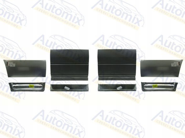 Китай 506240DOPELDR MB Sprinter 95 - 06 Допель / Подвійна Кабіна Пороги Коритця Ремонтні Вставки Комплект !