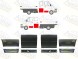 Китай 506240DOPELDR MB Sprinter 95 - 06 Допель / Подвійна Кабіна Пороги Коритця Ремонтні Вставки Комплект !