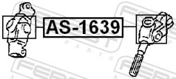 AS 1639 FEBEST ХРЕСТОВИНА РУЛЬОВА 16X39