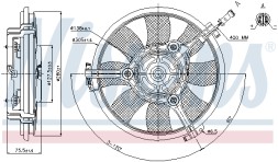 85691 NISSENS Вентилятор охолодження двигуна