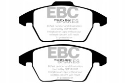 EBC DPX2052 Гальмівні колодки ultimax2 ebc brakes citroen peugeot 207 208 mk1 208 mk2