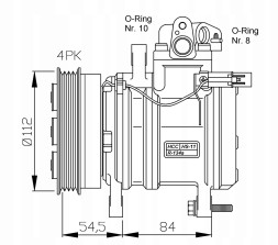 NRF 32439 Компресор кондиціонера nrf 32439