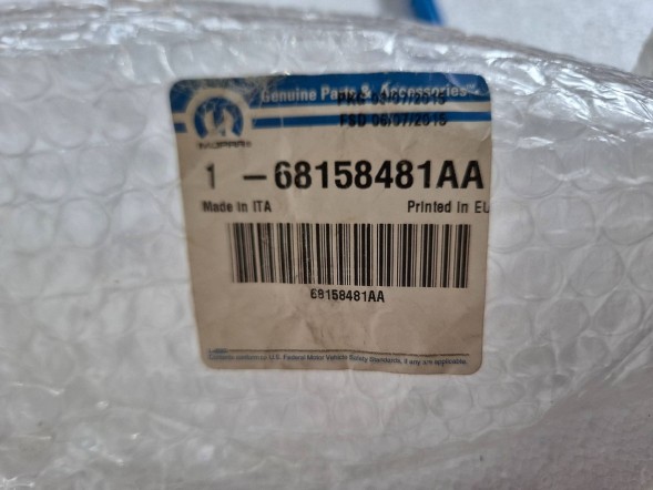 Chrysler OE Трубка інтеркулера 68158481AA Chrysler Lancia Voyager 11-15