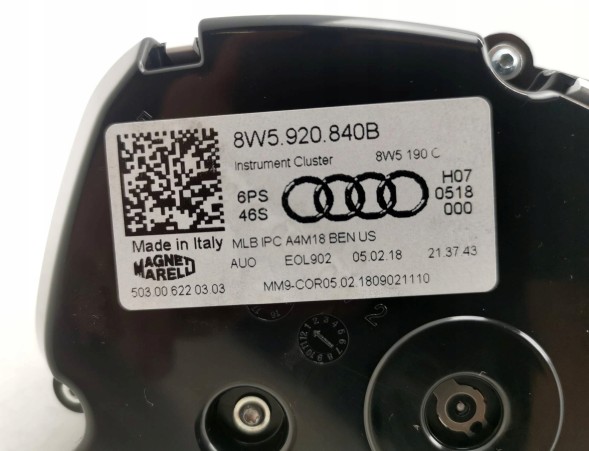 Audi OE 8W5920840B, DWP521021OE ОРГ ЛІЧИЛЬНИК ГОДИННИКІВ AUDI A4 B9 8W A5 F5 8W5920840B