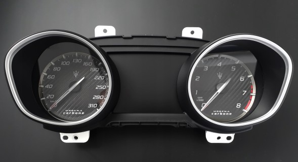 Moman 0089688080986 Maserati Ghibli набирає годинники км/год CARBONE