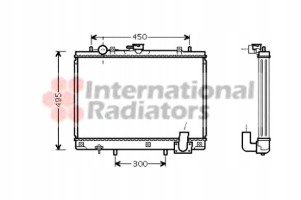 VAN Wezel 1007268230 VAN Van32002161 охолоджувач двигуна - система охолодження s + помічник водія #33