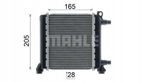 Mahle CR 2596 000P Охолоджувач води cr 2596 000p mahle mini f55