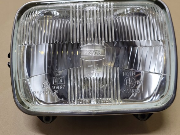 Koito 997-19504 HC/R 02104R20 10-70541 A9226-58002 XR12 E4 104R7 02104R20 Лампа передня фара h4 koito рамка хром mazda jeep toyota hiace celica
