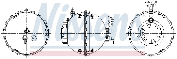 996272 NISSENS Розширювальний бачок